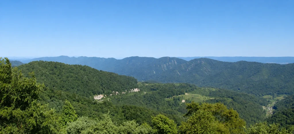 aerial view of harlan ky